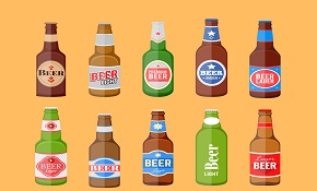 10 Creative bottle design vector